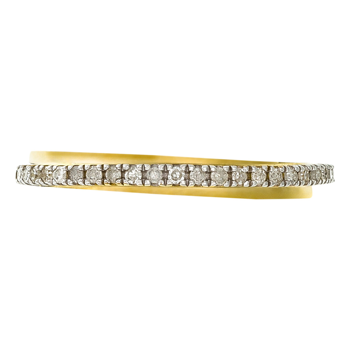Bague " Guillemette" Or jaune et Diamant