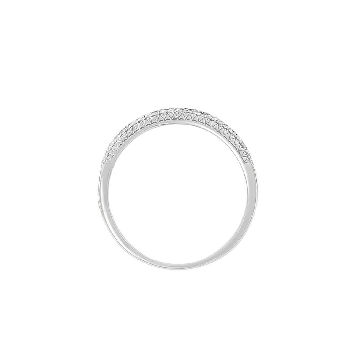 Bague Or Blanc et Diamant Bague " Emma" Or blanc et Diamant