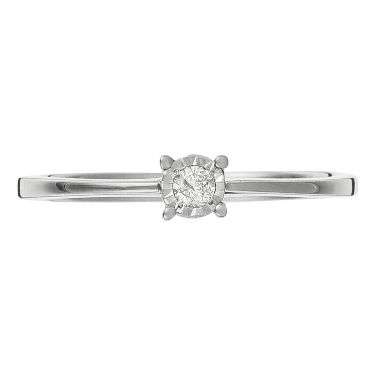 Bague Or Blanc et Diamant Bague " Dorothée" Or blanc et Diamant