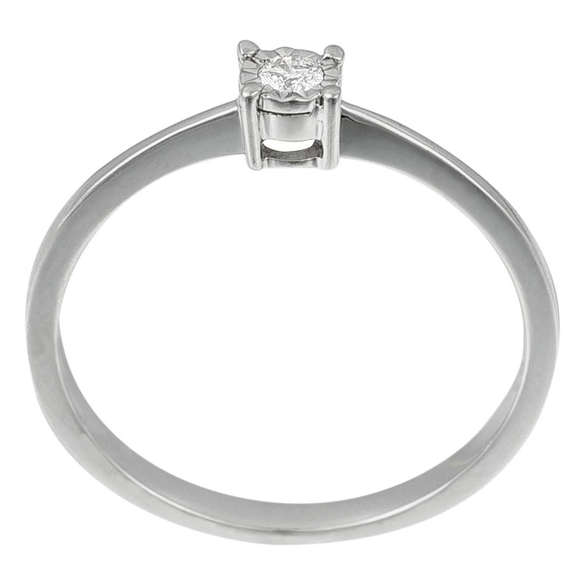 Bague Or Blanc et Diamant Bague " Dorothée" Or blanc et Diamant