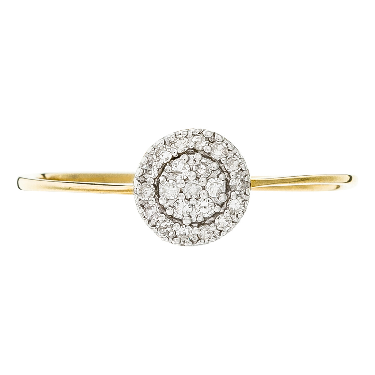 Bague Or Jaune et Diamant Bague " Louison" Or jaune et Diamant