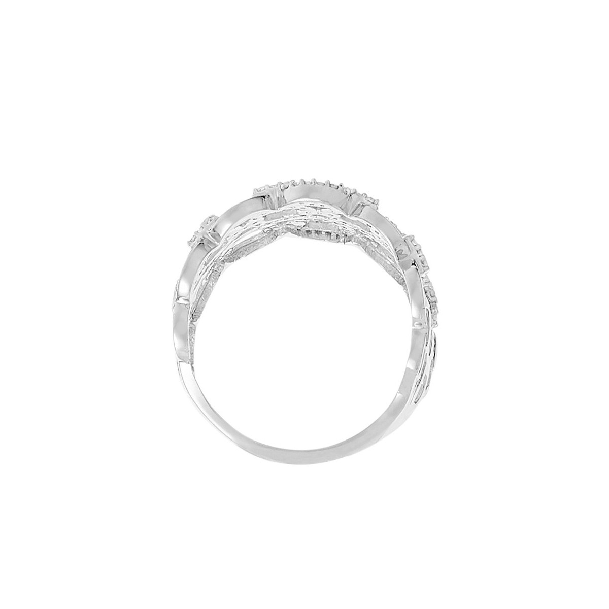 Bague Or Blanc et Diamant Bague " Eléonore" Or blanc et Diamant