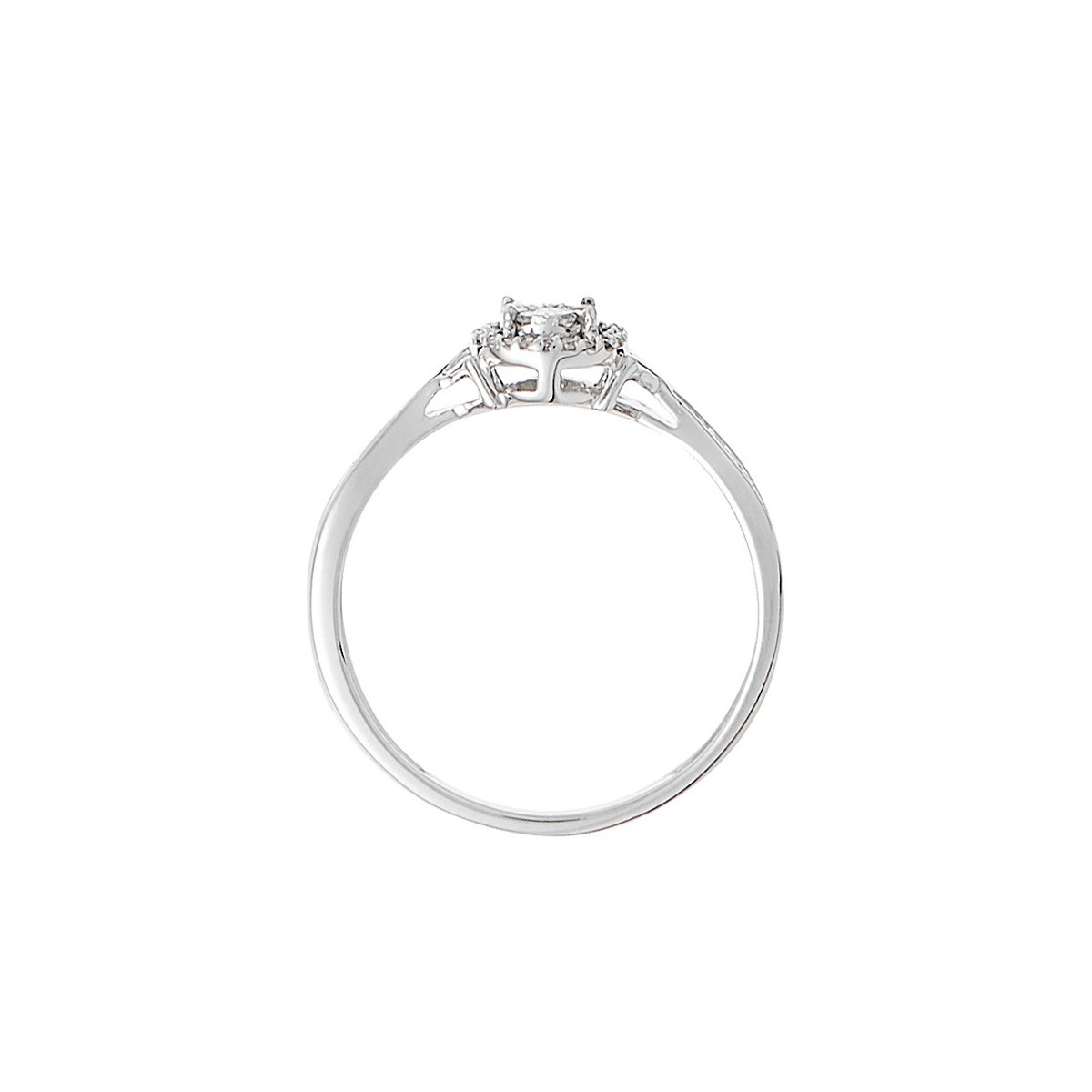 Bague Or Blanc et Diamant Bague " Margaux" Or blanc et Diamant