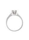 Bague Or Blanc 375/1000 et Zirconium