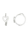 Boucles d'oreille Or Blanc 375 et Diamants