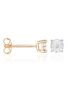 Boucles d'oreille Or Jaune 375 et Diamants