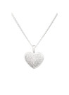 Pendentif Or Blanc 375 et Diamants