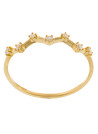 Bague Or Jaune 375/1000 et Zirconium