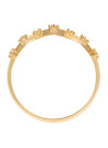 Bague Or Jaune 375/1000 et Zirconium