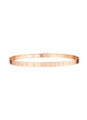 "MAMAN D'EXCEPTION" bracelet jonc rosé à message
