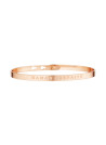 "MAMAN PARFAITE" bracelet jonc rosé à message