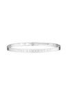 "UNE MAMAN EN OR" bracelet jonc argenté à message
