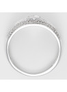 Bague Or Blanc 750 et Diamants