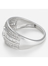 Bague Or Blanc 750 et Diamants