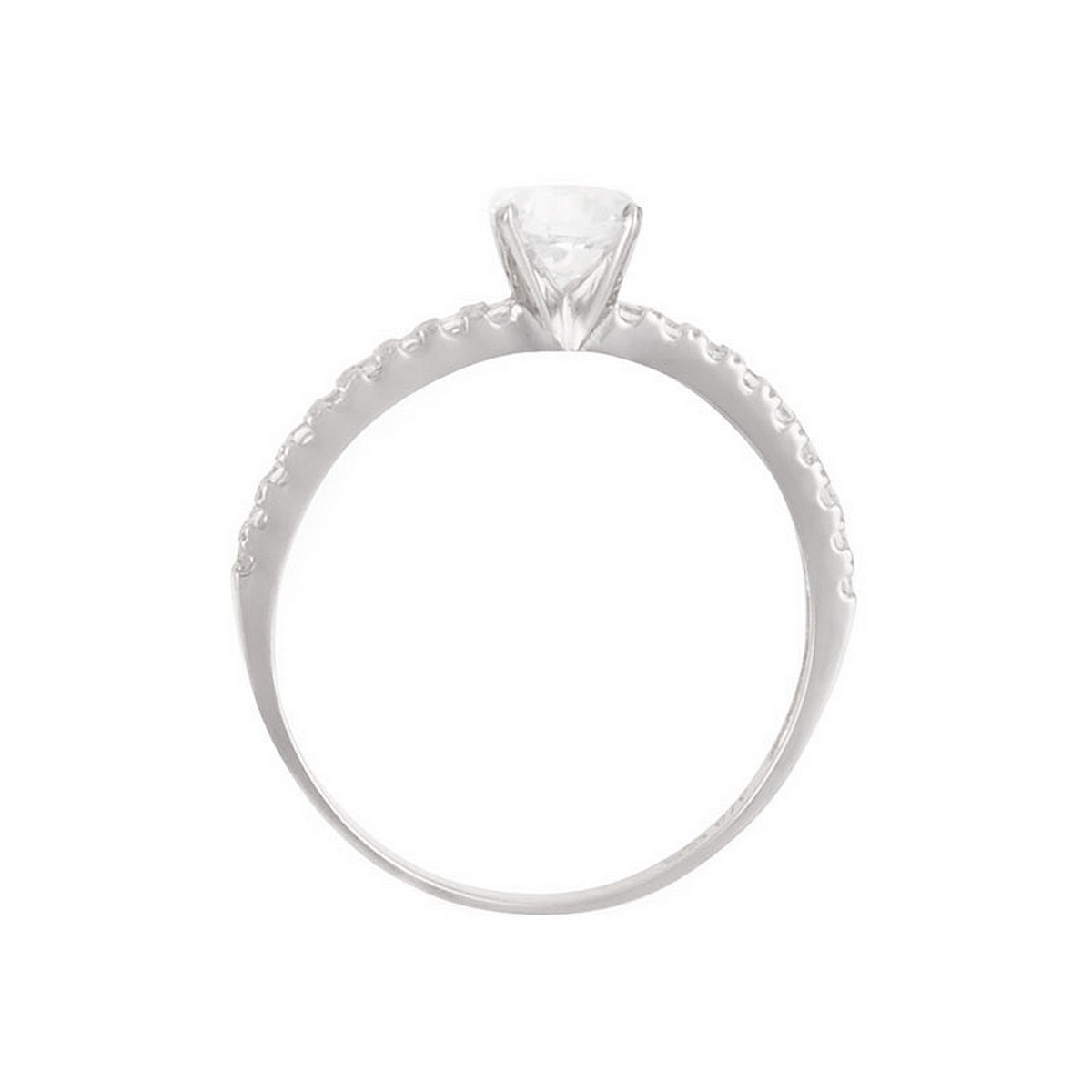 Bague "Inspiration" Or blanc
