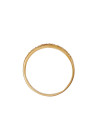 Bague Or Jaune et oxydes de zirconium "Justesse"