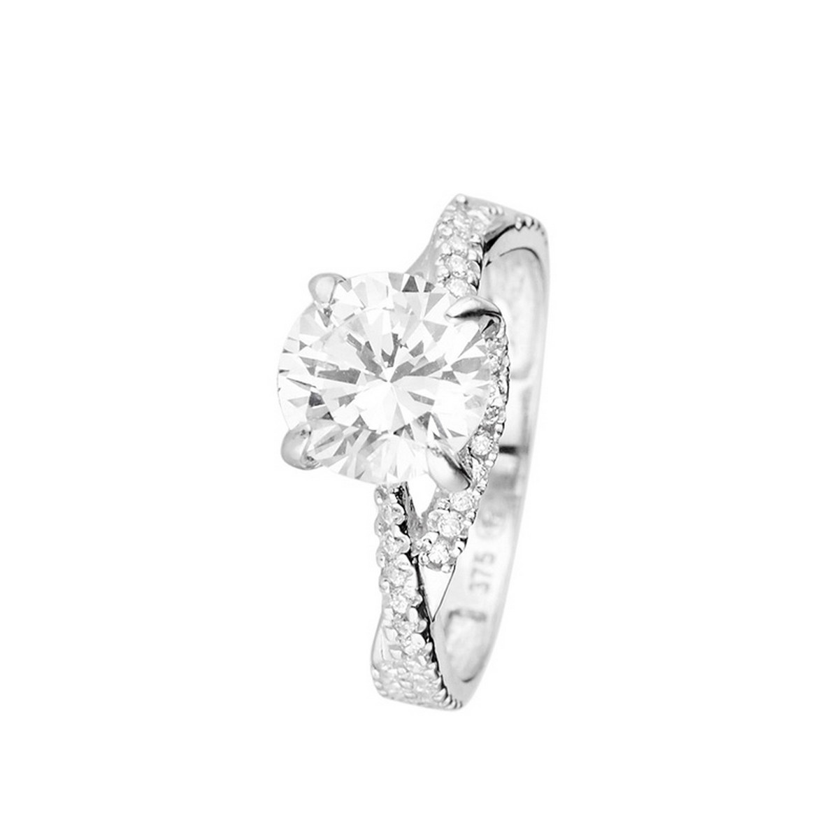 Bague "Romance" Or blanc