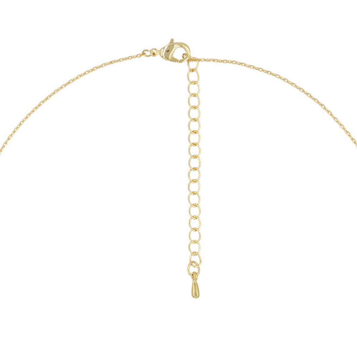 Collier Lettre W Bambou