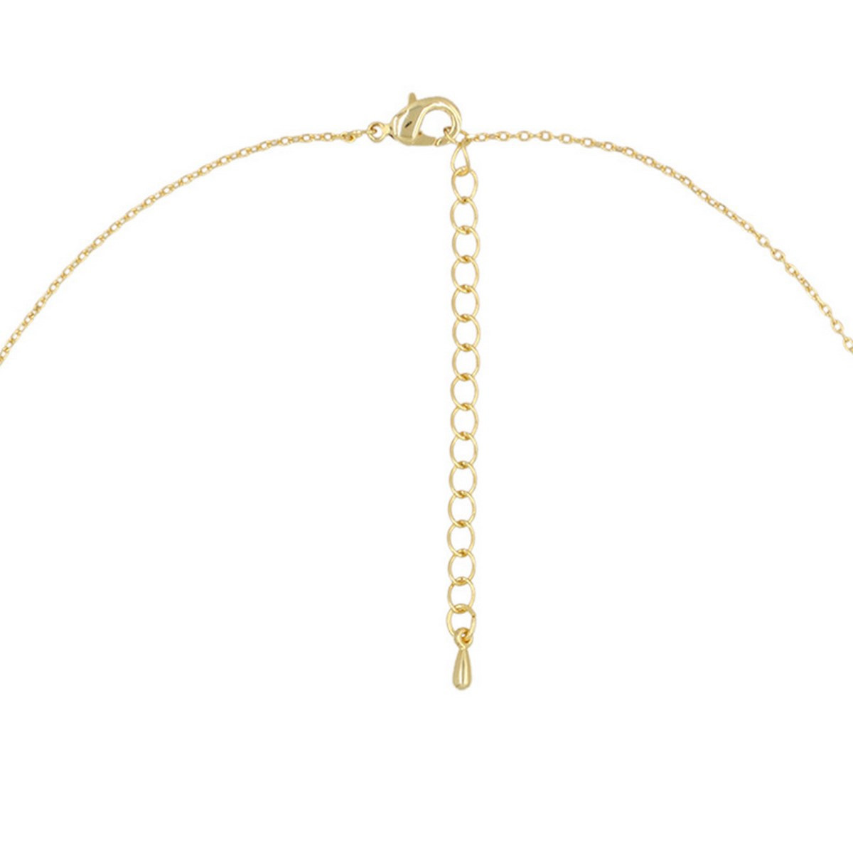 Collier Lettre R Bambou