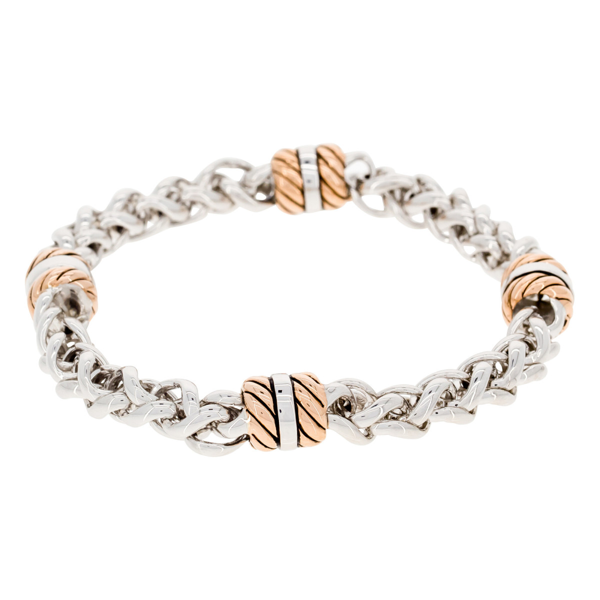 Bracelet Homme en Argent massif 925 Bracelet Homme Argent 925/1000 "Astor"