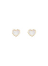 Boucles d'oreilles enfant Or jaune 375/1000 et émail