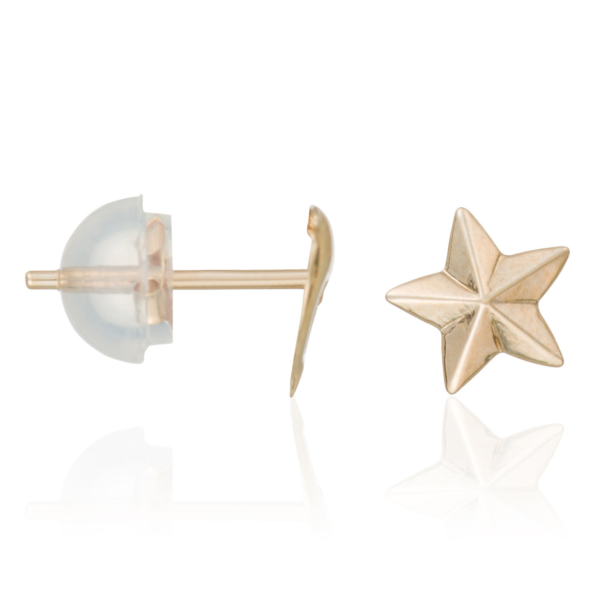 Boucles d'oreilles enfant Or jaune 375/1000 Boucles d'oreilles "Gravité" Or jaune