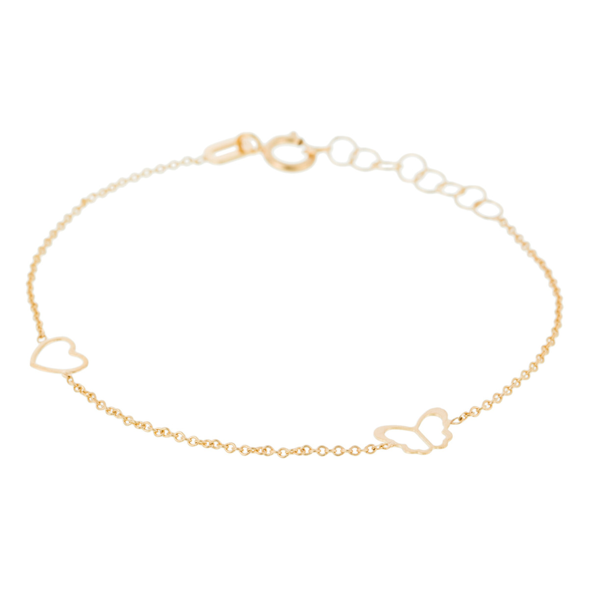 Bracelet Papillon en Or Jaune pour enfant Bracelet "Topaze" Or jaune