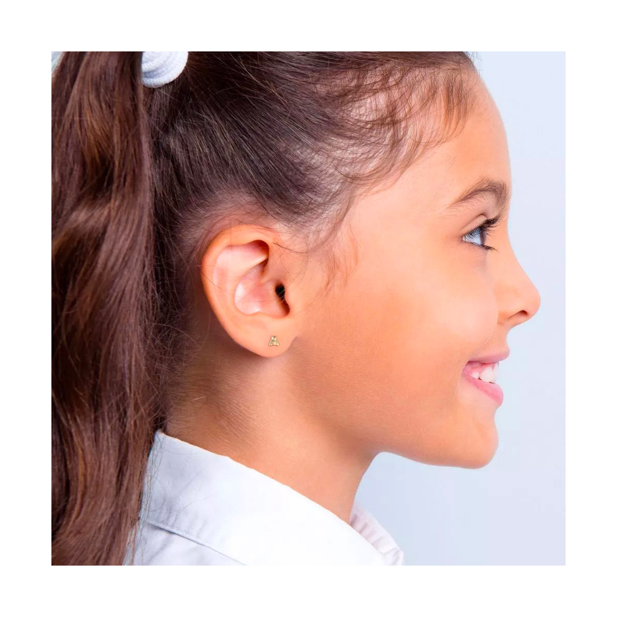 Boucles d'oreilles or jaune enfant "OURSON" Boucles d'oreilles "Petit Ours" Or jaune