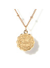 Collier médaille astrologique VERSEAU