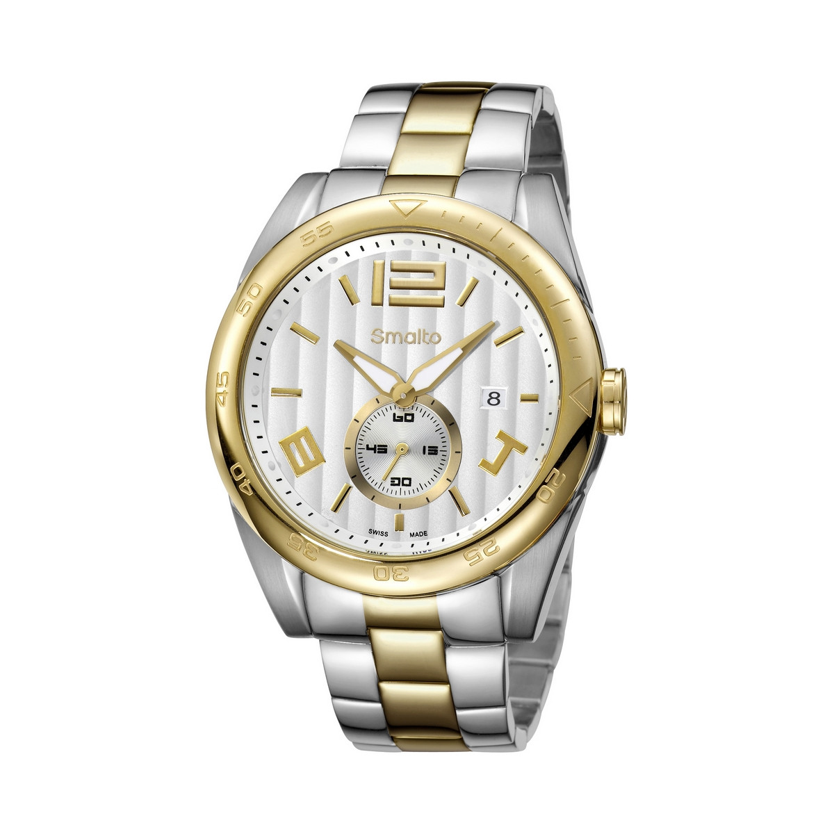 Montre Homme Smalto acier bicolore - 45 mm