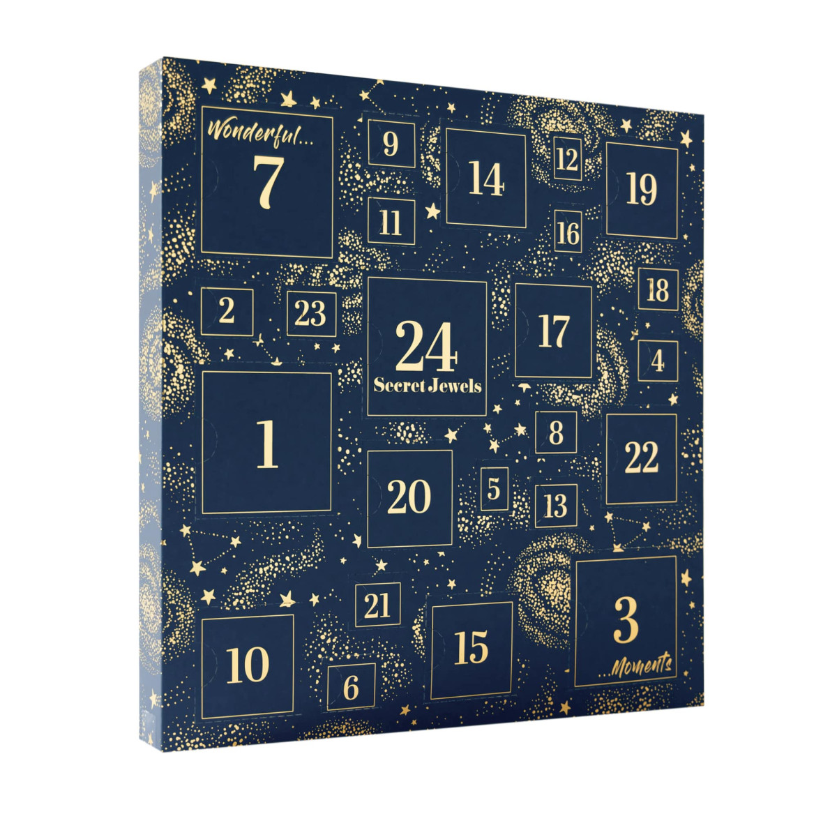 Calendrier de l'avent Bleu - 24 Bijoux