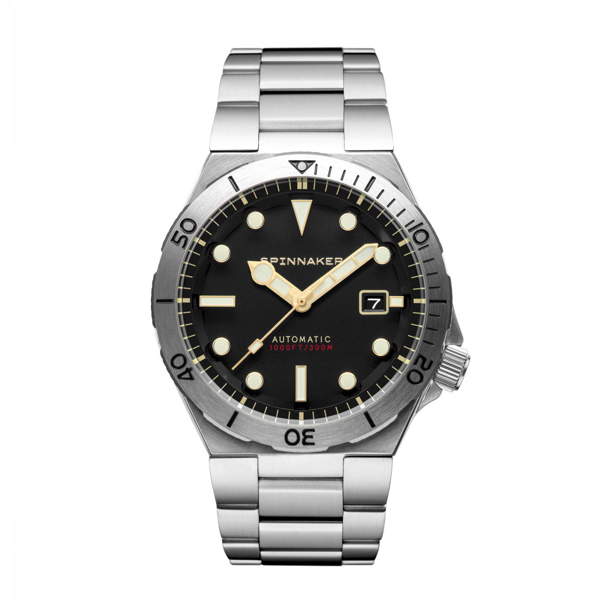 Montre Spinnaker BOETTGER automatique - cadran noir Montre Spinnaker BOETTGER automatique - cadran noir Edition Limitée
