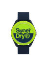 Montre homme Superdry OSAKA ORIGINAL cadran bleu et vert bracelet bleu