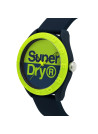 Montre homme Superdry OSAKA ORIGINAL - cadran bleu et vert - bracelet bleu