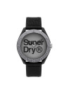 Montre homme Superdry OSAKA ORIGINAL cadran gris bracelet noir