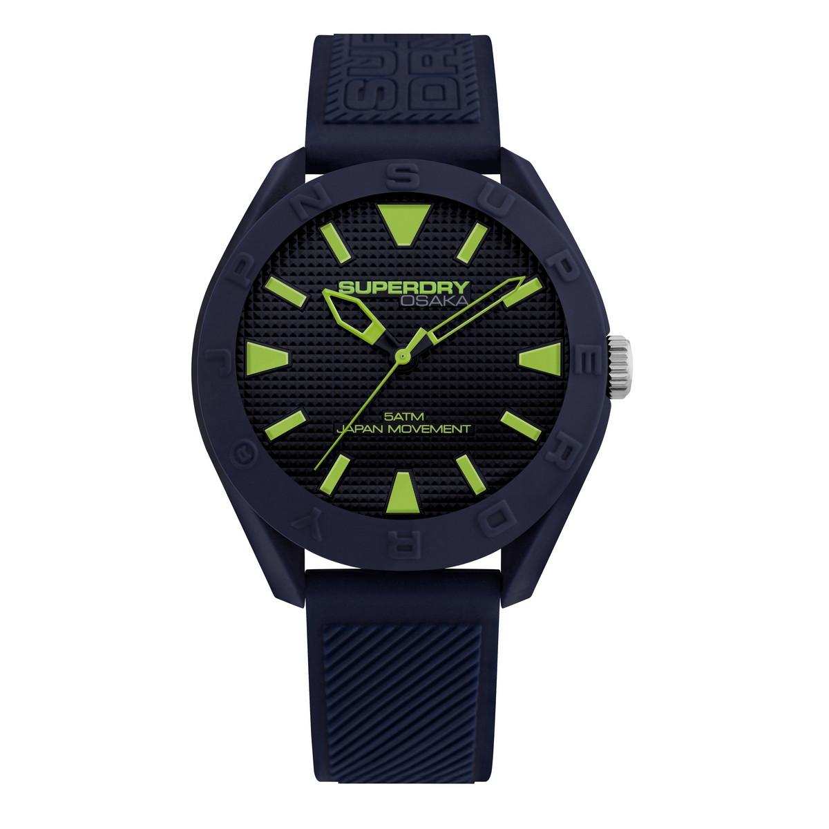 Montre homme Superdry OSAKA - cadran bleu marine - bracelet bleu