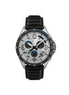 Montre AVI-8 P-51MUSTANG méca-quartz chronographe cadran blanc bracelet noir