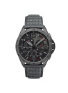 Montre AVI-8 P-51 MUSTANG méca-quartz chronographe - cadran noir - bracelet gris