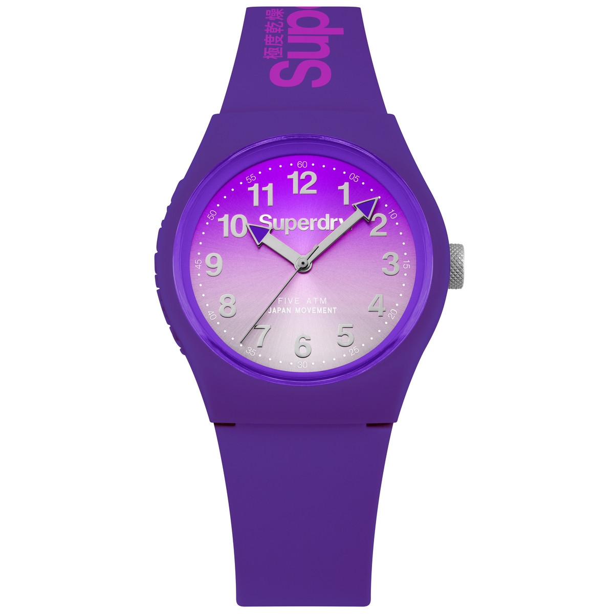 Montre femme Superdry - Cadran violet - bracelet violet