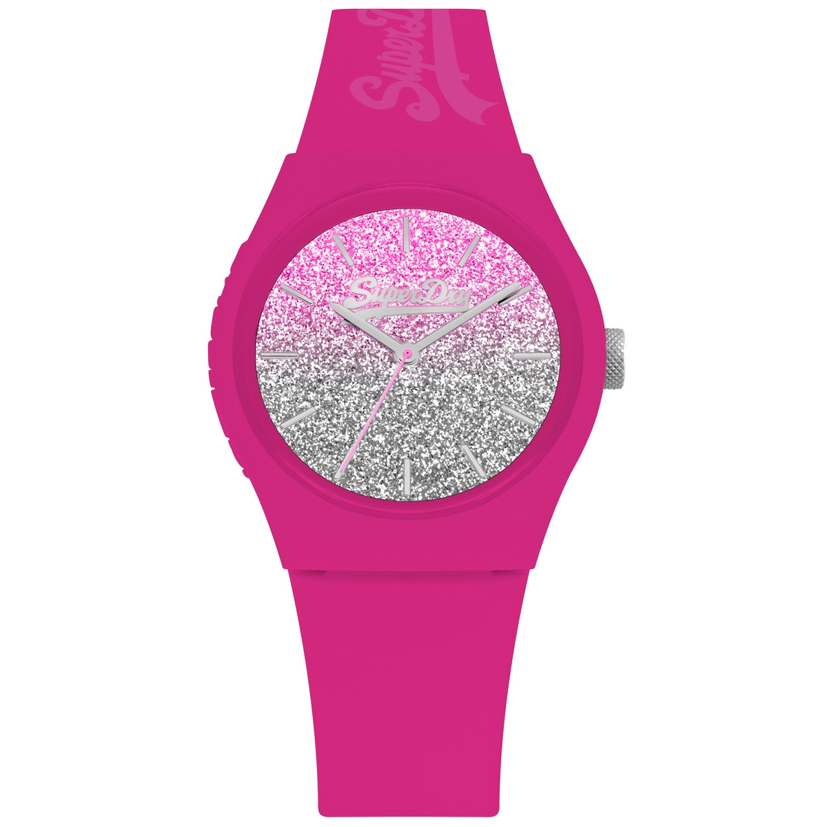 Montre femme Superdry - cadran et bracelet rose