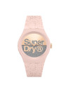 Montre femme Superdry Urban Shine - cadran doré rose - bracelet rose