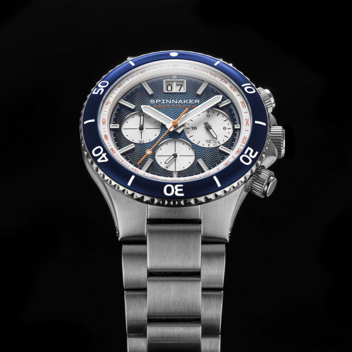 Montre Spinnaker HYDROFOIL CHRONO méca-quartz - cadran bleu Montre Spinnaker HYDROFOIL CHRONO méca-quartz - cadran bleu