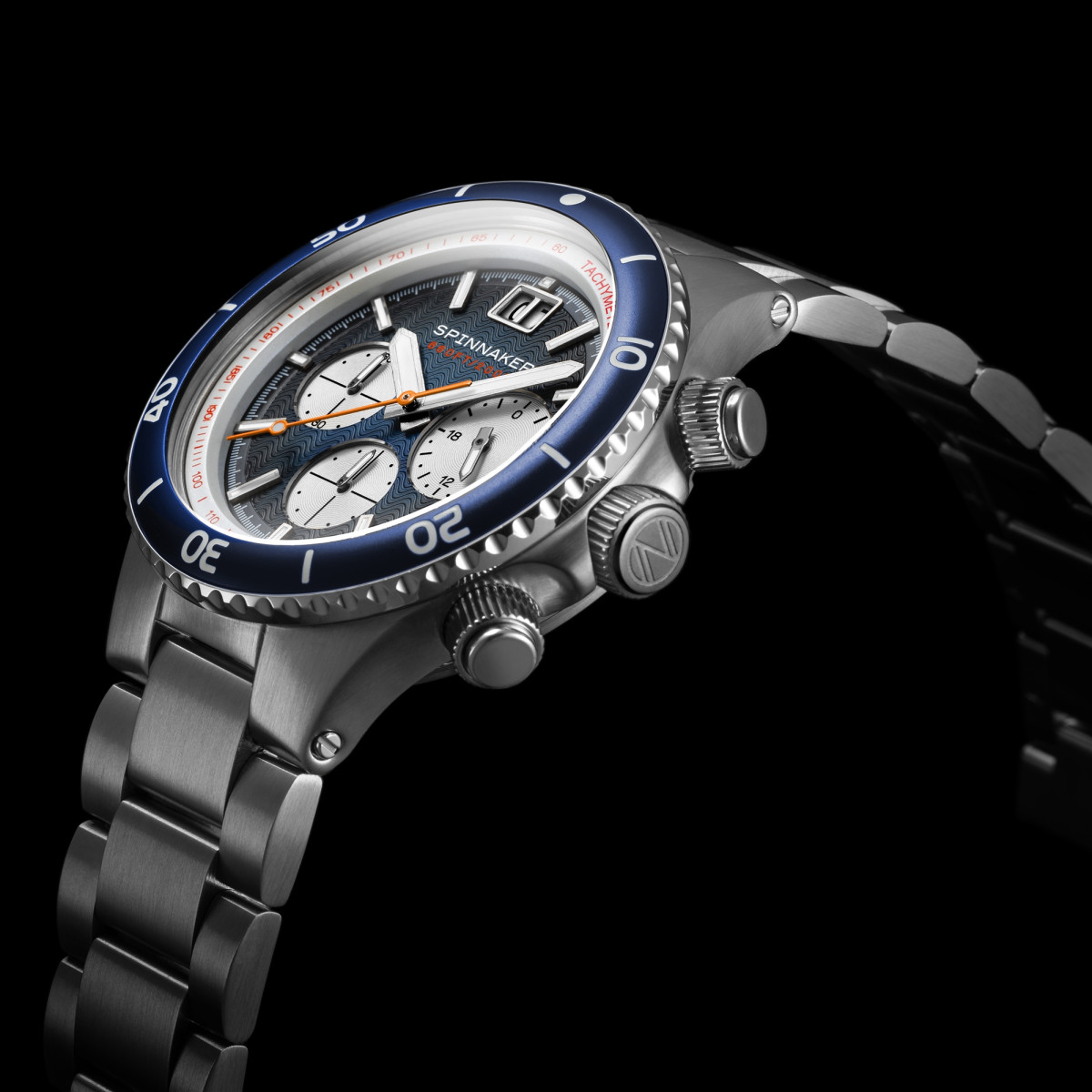 Montre Spinnaker HYDROFOIL CHRONO méca-quartz - cadran bleu Montre Spinnaker HYDROFOIL CHRONO méca-quartz - cadran bleu