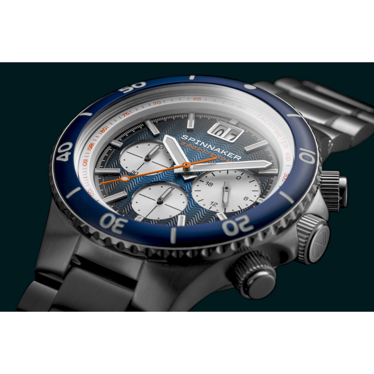 Montre Spinnaker HYDROFOIL CHRONO méca-quartz - cadran bleu Montre Spinnaker HYDROFOIL CHRONO méca-quartz - cadran bleu