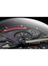 Montre AVI-8 P-51 MUSTANG méca-quartz chronographe - cadran noir - bracelet marron