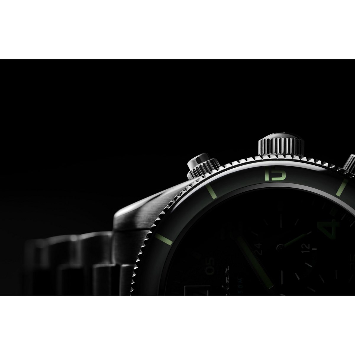 Montre Spinnaker FLEUSS Chrono - cadran gris Montre Spinnaker FLEUSS Chrono - cadran gris