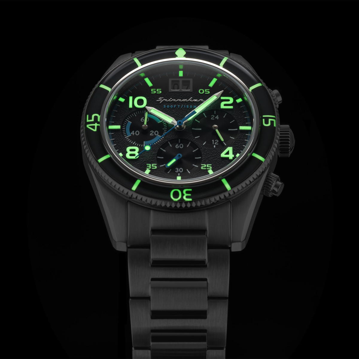 Montre Spinnaker FLEUSS Chrono - cadran gris Montre Spinnaker FLEUSS Chrono - cadran gris