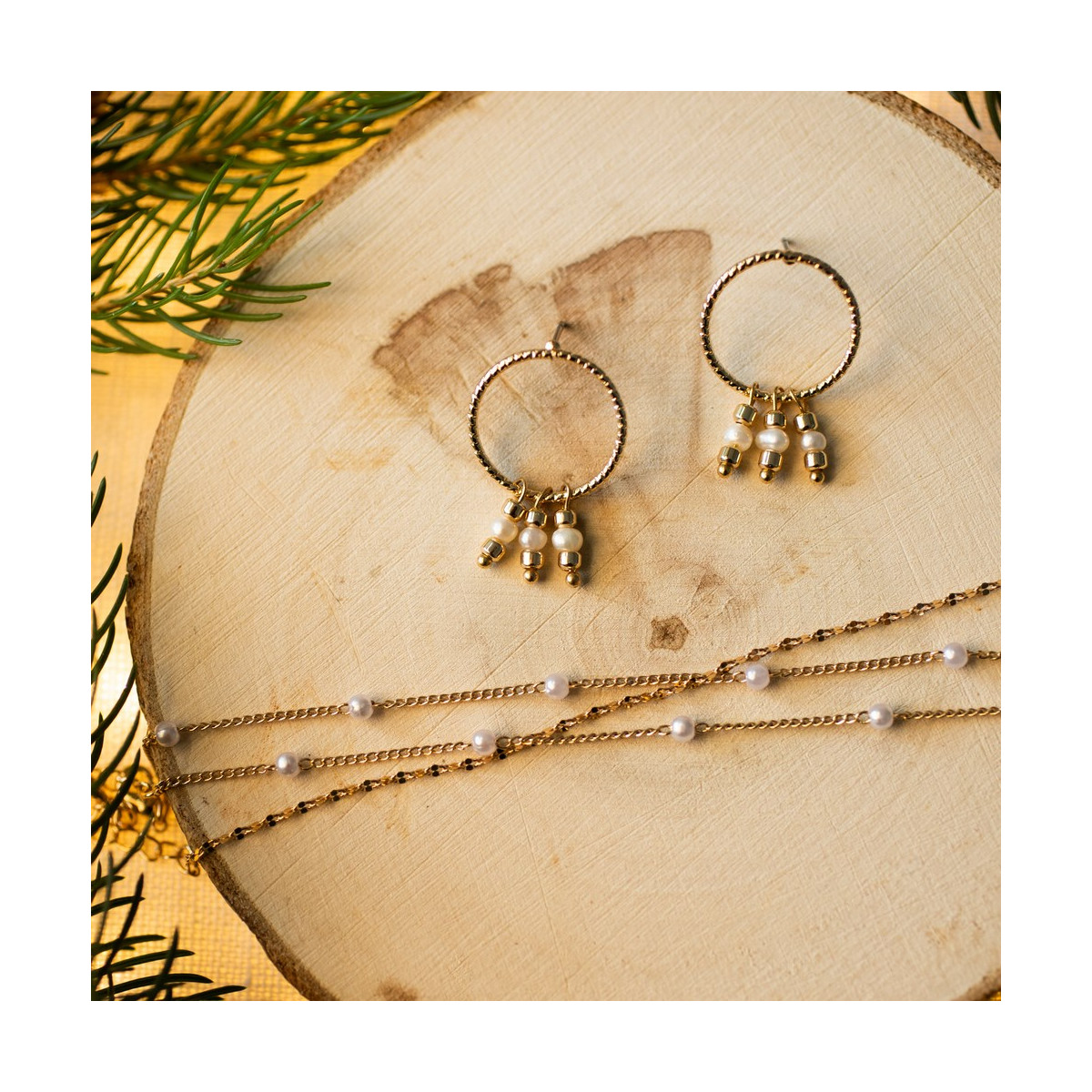 Calendrier de l'avent Blanc - 24 Bijoux