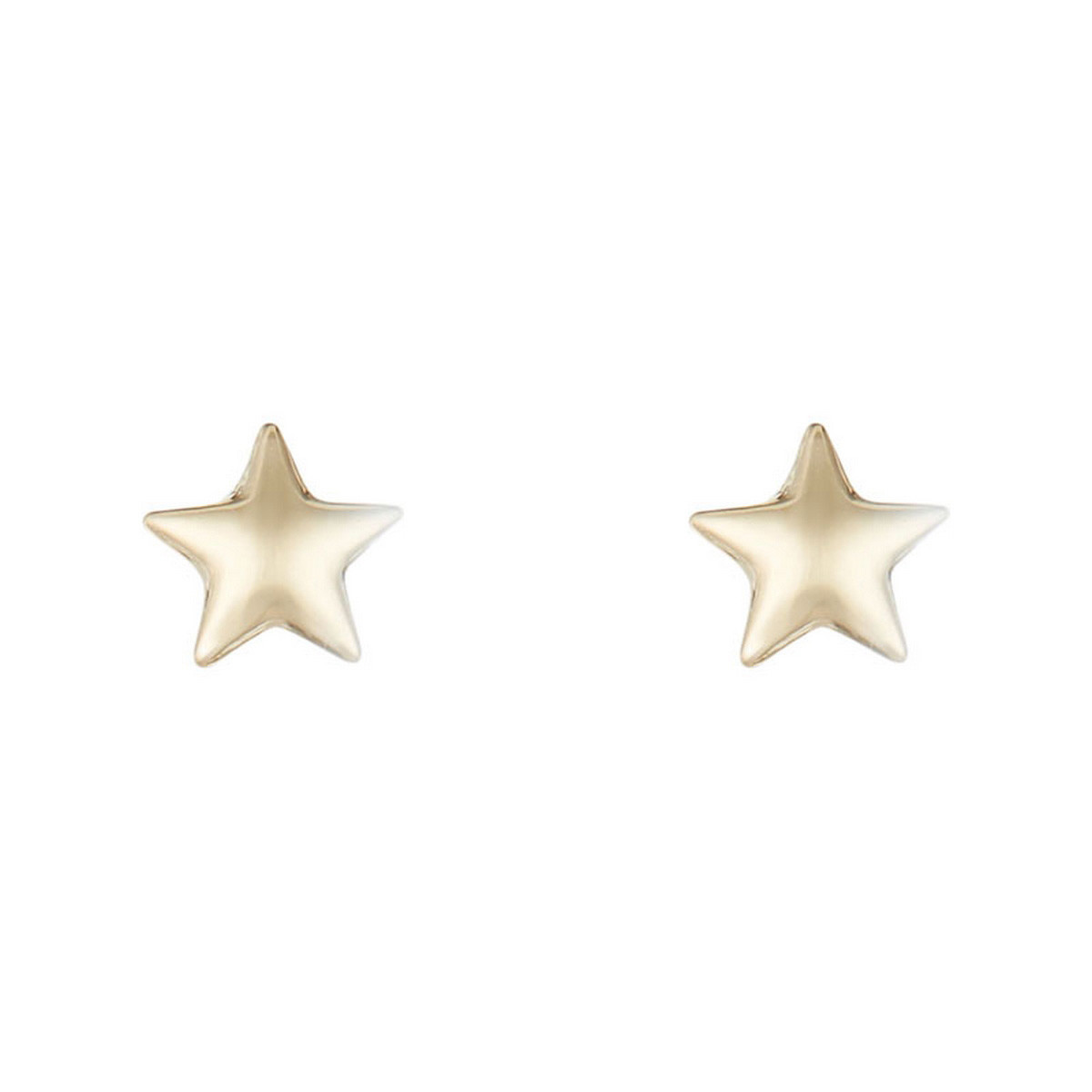 Boucles d'oreilles enfant Or Jaune 375/1000 étoiles Boucles d'oreilles "Petite Étoile Dorée" Or jaune