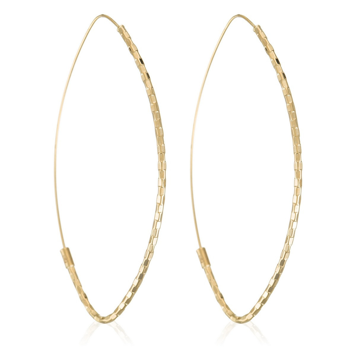 Boucles d'oreilles Or jaune 375/1000 Boucles d'oreilles "Fraternité" Or jaune